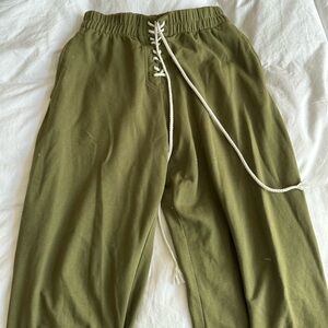 Fenty Puma High Rise Lace Up Sweatpants